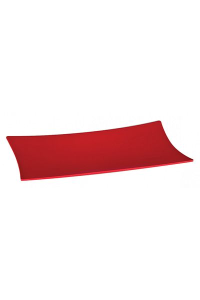 Raki RAKI melamine serving platter 28x45x1cm red
