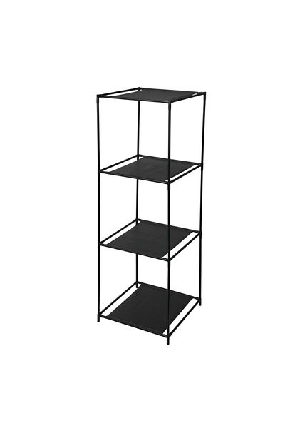 Gift Design Raft metalic cu 4 rafturi - organizator multifuncțional pentru baie, dormitor sau living
