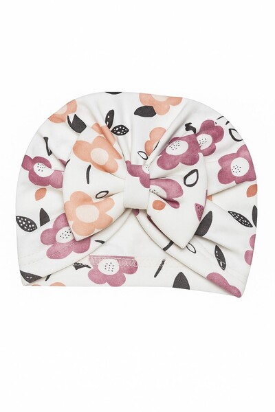 SeaBubbles Çiçekli Kız Bebek Bone