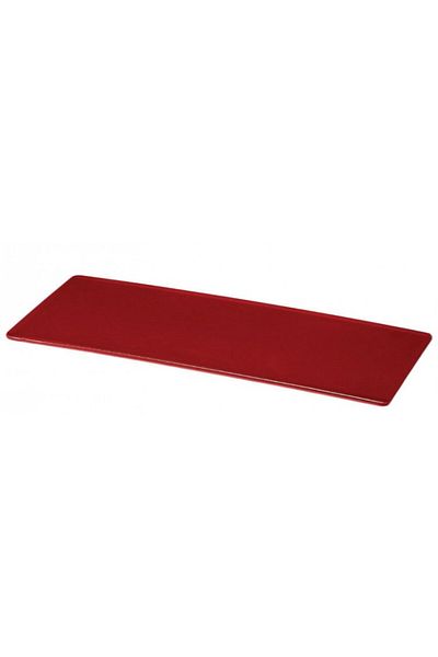 Raki Rectangular melamine platter 19x64.5x1 cm, red