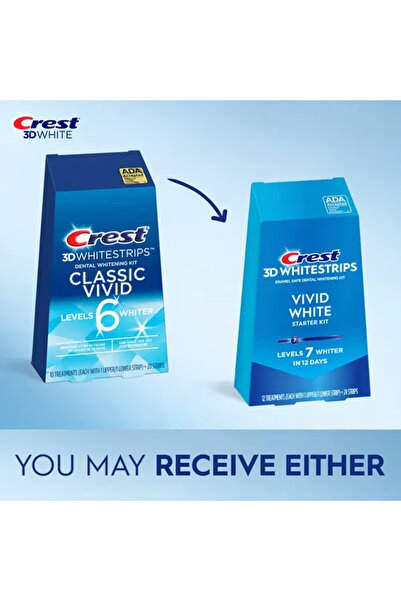 CREST Teeth Whitening Strips, Crest 3D Professional White, 10% Concentration, 1 pouch (2 strips)