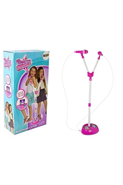 rexa حامل إضاءة LED مزود بميكروفون مزدوج وموسيقى MP3