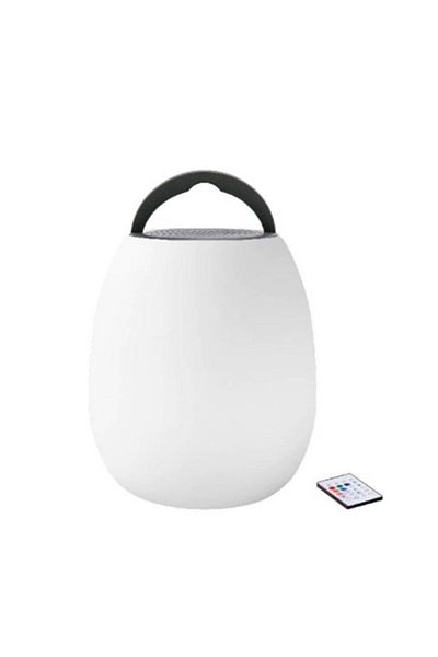 OMC Outdoor lamp with integrated speaker and Bluetooth, multicolor