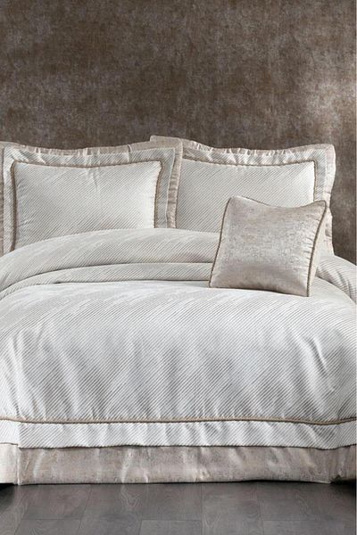 Çeyiz Diyarı Serenity Jacquard Double Bedspread Cream