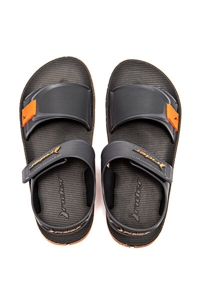 Rider Kick Kids Sandals Black-Orange 28/38