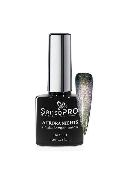 SensoPRO Milano Oja semipermanentă Aurora Nights SensoPRO Milano 10ml, culoarea stelelor și luminilor 06