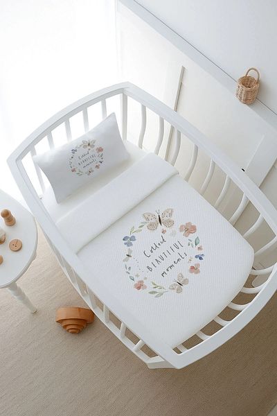 Tuğba Kuğu Pike Set - Royal Series - Flower Dream - 60 X 100 cm