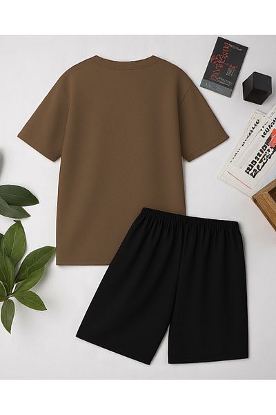 uyguntarz Σετ σορτς Unisex Brooklyn με εμπριμέ σχέδιο