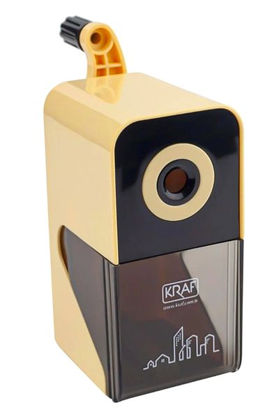 KRAF Pencil Sharpener with Sleeve Yellow 700g