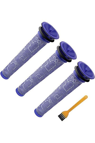 DYSON Set de 3 filtre și o perie de curățare pentru aspiratoarele Dyson ABC Life, plastic, albastru