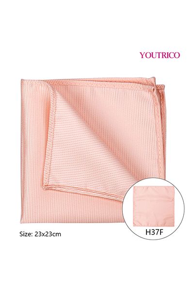 Youtrico Handkerchief-23*23cm,Suit Jacket with Pocket Collar-Foldable Polyester Silk,Portable