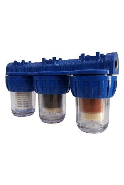 Watergold Daire Tipi Üçlü Su Arıtma Cihazı 3 Filtreli