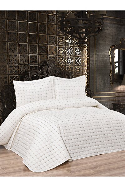 bursa çeyiz Star Quilted 3 Piece Double Bedspread
