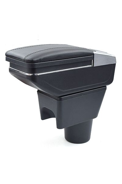 AVR AVR® armrest for Dacia Duster 1 (04.2010-2017) model 6H, black, eco-leather