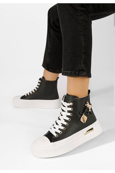 B T Shoes Tenisi inalti dama Irlanda V3 negri