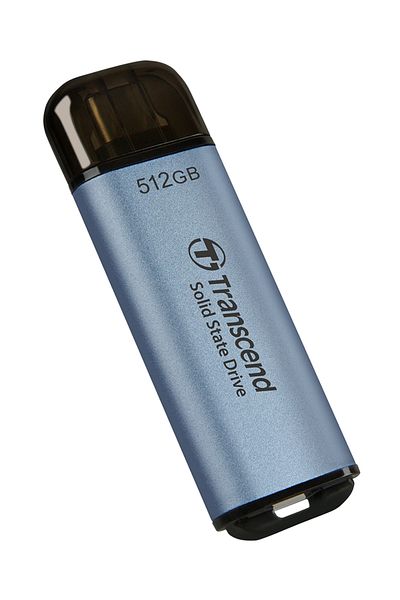 Transcend Ts512Gesd300C 512Gb Usb/Type-C 10Gbps 1050/950Mb/S Portable External Ssd - Blue