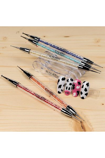 LUXORISE Set of 5 Luxury Edition Nail Art Tips #02, LUXORISE