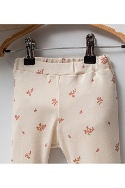 Cassiope Organic 100% Cotton Bird Printed Ruffle Double Set