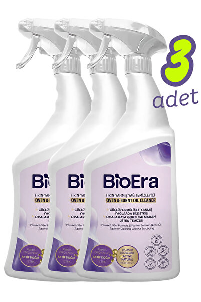 BioEra Fırın-Yanmış Yağ Temizleyici 750ml x 3 Adet