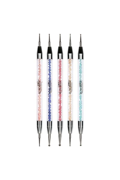 LUXORISE Set of 5 Luxury Edition Nail Art Tips #02, LUXORISE