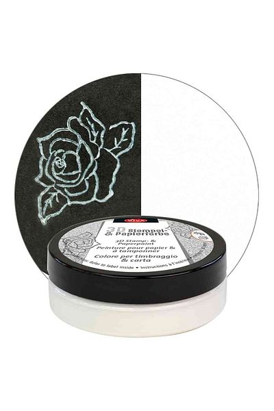 Viva Decor 3d Stamping And Paper Paint, 50ml White