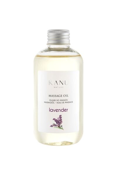 Kanu Nature Ulei de masaj cu lavandă și lemn de santal, Kanu Nature, hidratant, regenerant, 200 ml