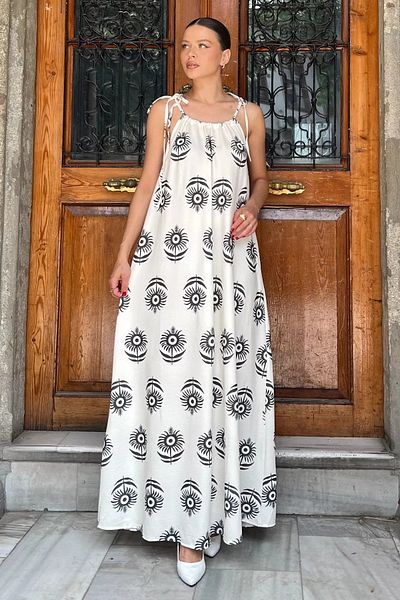 GÜLSELİ Γυναικείο φόρεμα με σχέδιο Taşsiyah
