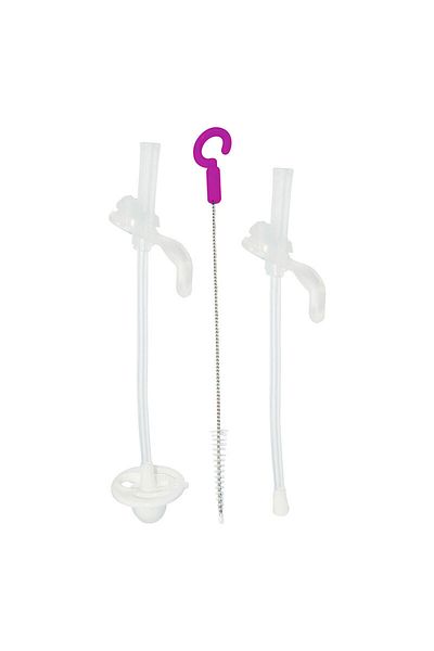 Bbox B.Box Sippy Cup Replacement Straw Pack: Includes 1 Replacement Straw With Weight, 1 Cleaning Brush