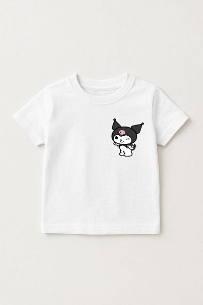 Sckids Kuromi Special Design Printed Unisex Children's T-Shirt