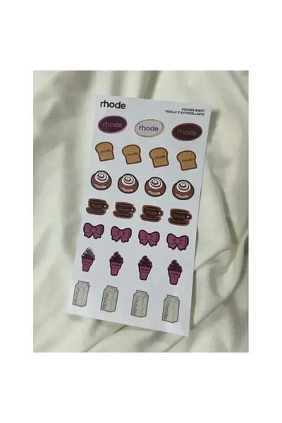 Choice ملصقات أحمر شفاه BBY 1 من A1pcs، ملصقات طويلة من الزجاج المرآة، ملصقات جرافيتي من رود، لمحرك الكمبيوتر المحمول بنفسك