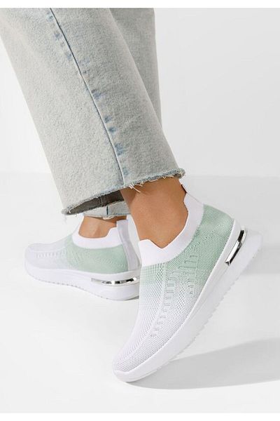 B T Shoes Tenisi Slip-On Alitea verzi