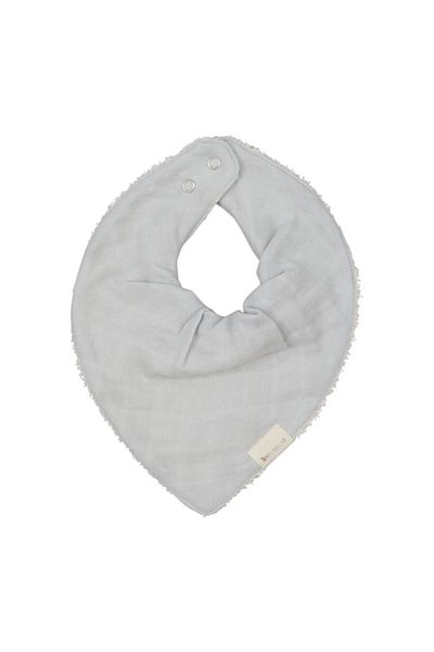 indiggo Baveta bandana - Icy Grey, 100% Cotton, Universal Size