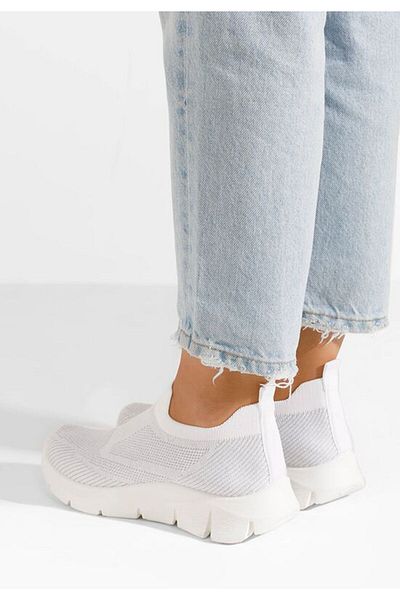 B T Shoes Tenis Slip-On Milsena albi