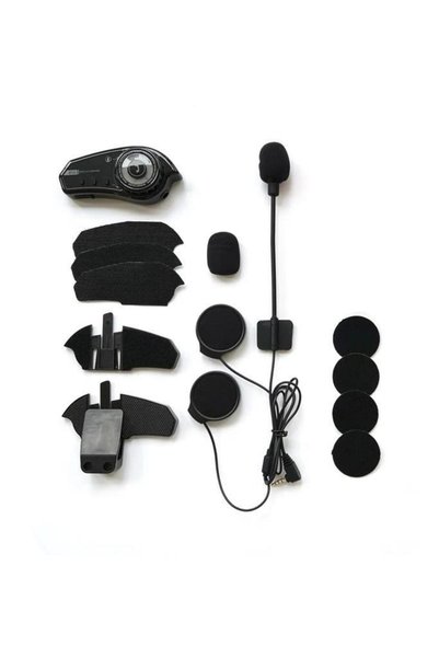 AVŞA Global BT35 with light Rgb Renkli Işıklı ve Yüksek Sesli Bluetooth Kask Intercom Motosiklet Interkom