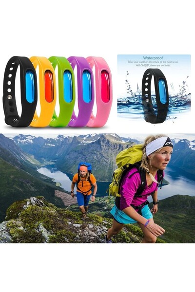OEM Set 6 Anti-Mosquito Bracelets Multicolored, Non-Toxic, Water-Resistant