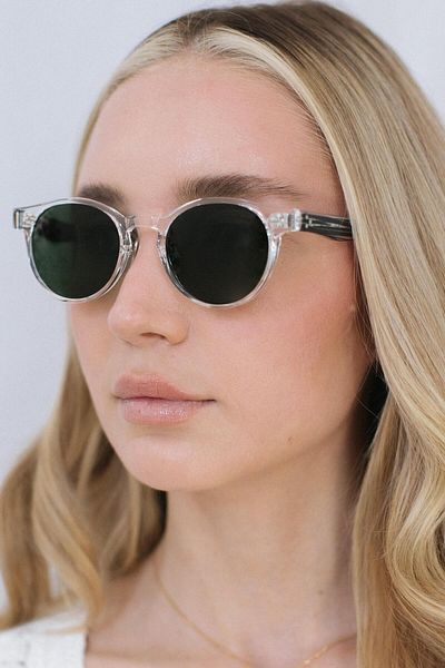 Bilge Karga Lucio Clear Green Sunglasses