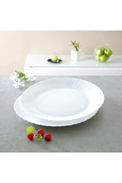 Houzi 6 Piece set Dinner plate Opal ware 26.5cm