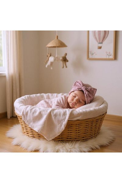 SeaBubbles Floral Baby Girl Bonnet