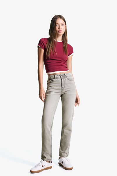 Bershka Yüksek belli comfort jean