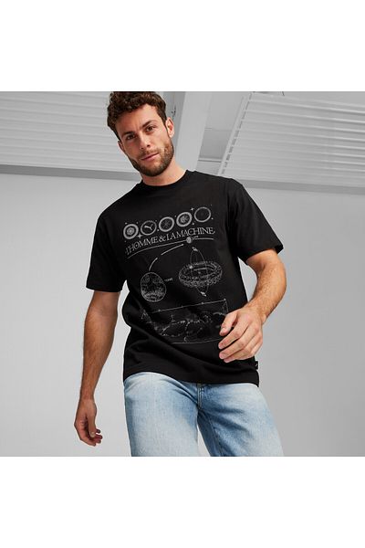 Puma Mens GRAPHICS T-Shirt - Black