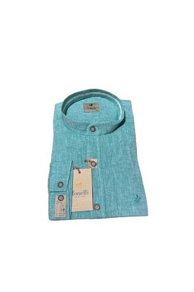 OEM Camasa pentru barbati cu guler tunica, Tonelli, Slim Fit