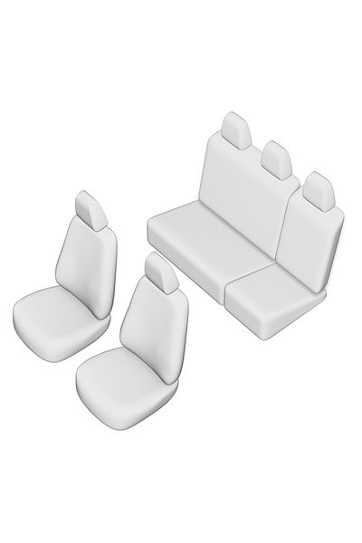 Umbrella Set Huse Scaun Umbrella Pentru Fiat Doblo Panorama 5 Locuri 2006-2013 (Bancheta Fractionata)