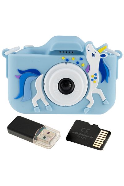 DacEnergy Aparat foto digital pentru copii Unicorn DacEnergy©, ecran de 2 inch, Selfie, rezolutie 1080P