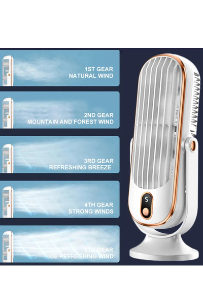CİYU TİCARET Ultra sessiz ve etkili masa üstü soğutucu fan vantilatör ofis ev gibi alanlarda güçlü fan