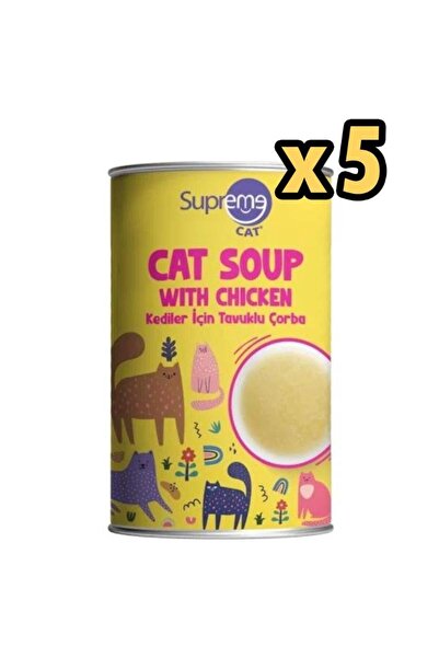 Supreme Dog Supreme Cat Tavuklu Kedi Çorbası 135 Ml x 5 Adet