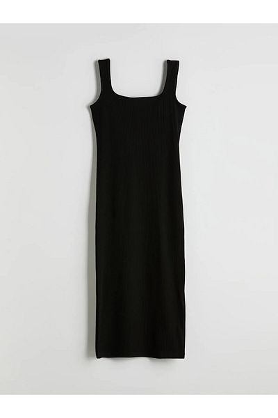 LC Waikiki Φόρεμα Bodycon με τετράγωνο γιακά