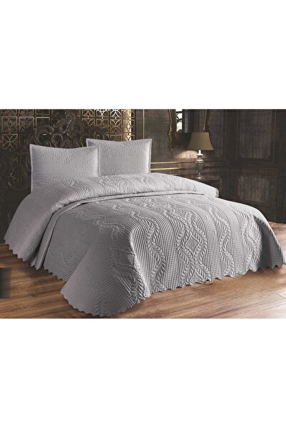 bursa çeyiz Jumbo Soft Double Sided 3 Piece Double Bedspread