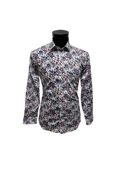 OEM Men's shirt, Slim fit, Floral pattern, BZN