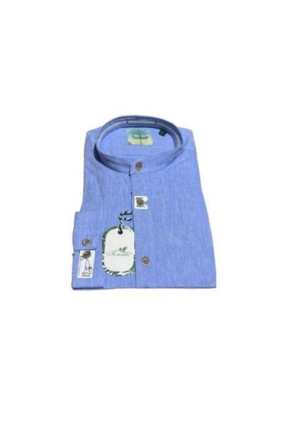 OEM Camasa pentru barbati cu guler tunica, Tonelli, Slim Fit