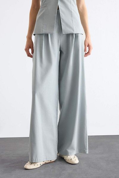 DeFacto Wide Leg Trousers F7567Ax25Sm